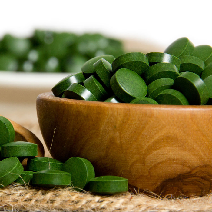 Chlorella Presslinge in der 10 Tage Transformation